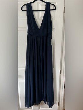 Nordstrom Navy Blue Maxi Dress